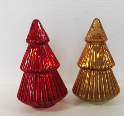 China Outdoor Christmas Holiday Glass Handblown Lantern Daily Life LED Glass Candle Holder for sale