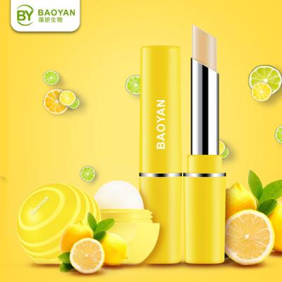 China Lemon Aloe Vera Man Lip Balm Color Stick Rose Hyaluronic Acid Men Flavors for sale