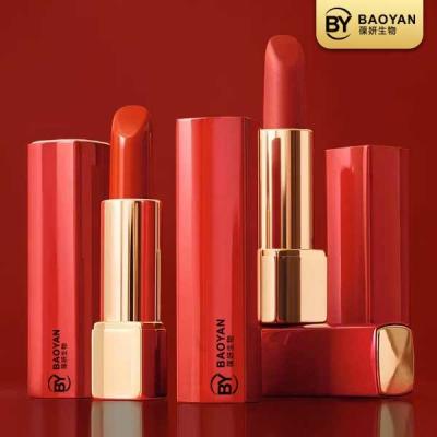 China Certificação alta de FDA do pigmento do batom matte vermelho impermeável durável à venda