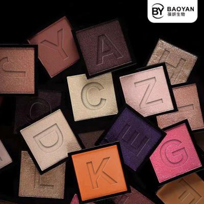 China Makeup High Pigmented Eyeshadow Palette Bright 26 Letters Long Lasting for sale