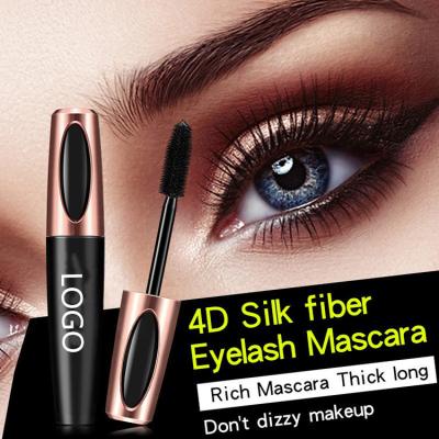 China 4D Waterproof Silk Fiber Eyelash Mascara Nourishing Planted Ingredients for sale