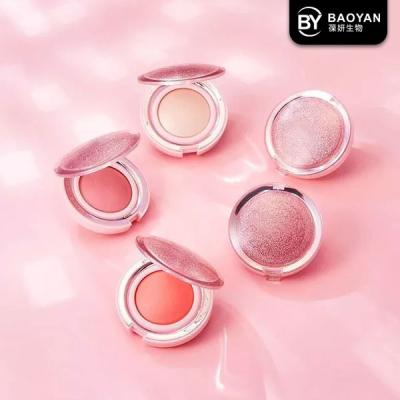 中国 自然な表面構造のビロードのような多数色のための鉱物によって焼かれるBlusher 販売のため