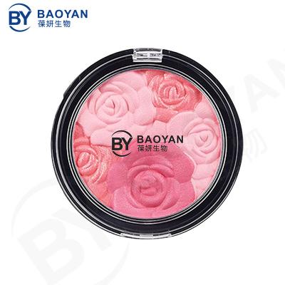 Chine Scintillement imperméable de floraison Matte Pigmented de Rose Flower Contour Blush Highlight à vendre