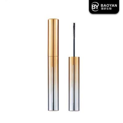 China Long Curling Fine Down Eyelash Growth Serum In Gold Tube Longlasting for sale