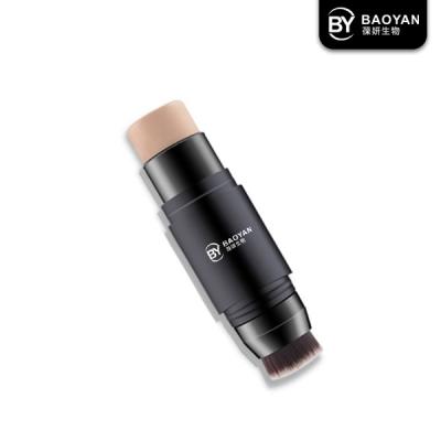 China FDA Concealer Foundation Stick Double Head With Brush Private Label for sale