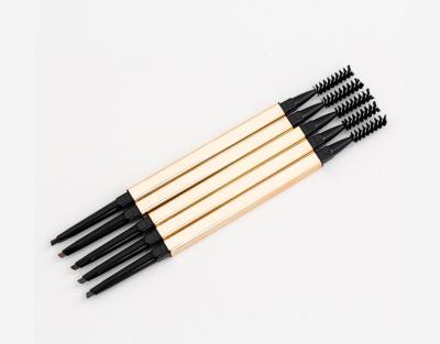 China Waterproof Automatic Eyebrow Pencil With Brush Double Head for sale