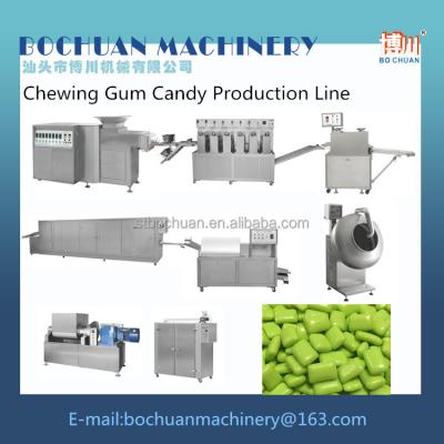 China Automatic Xylitol Chewing Gum Factory Machinery Candy Production Line And Bubble Gum Making Machine 500-600kg/h for sale