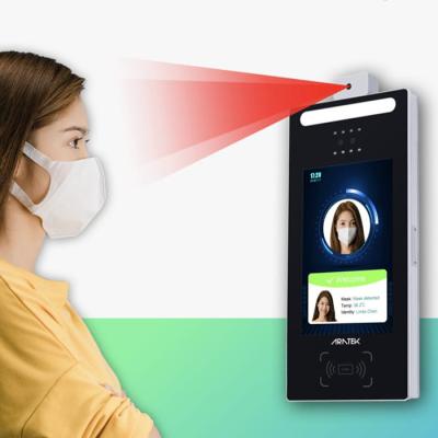 China Aratek face recognition temperature measurement face scanning device of body temperature measurement, safe, accurate and hygienic for sale