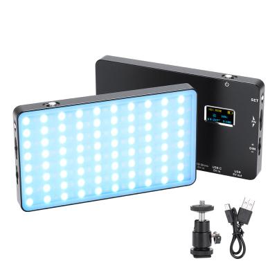 China KingMa Portable Light Dimmable RGB LED Photpgraphy Light with Built in Battery for Shooting 130*80*12.4MM for sale