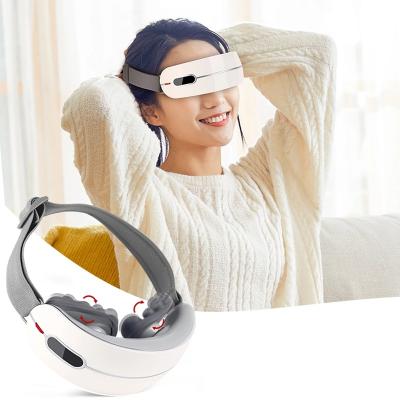 China 3D EYE Simulation Massage Eye Massager Compassion Eye Care Vibrative Hot Kneading Massager With Relax Music for sale