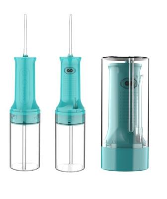 China Outdoor Tip 230ML 2 Cases Portable And USB Rechargeable Oral Irrigator For Travel for sale