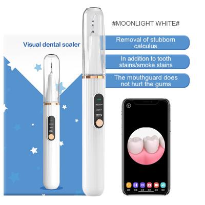 China Tooth Cleaning/Visua l Real Ultrasound Electric Tooth Remover with 3 Modes Tartar Calculus Tooth Stain Remover Dental Cleaning Tool Kit for sale