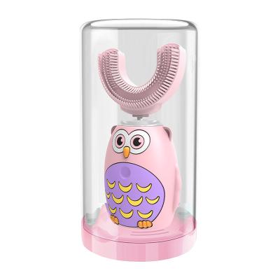 China U Shaped Electric Toothbrush Battery Operated Automatic Kids With Smart Voice for sale