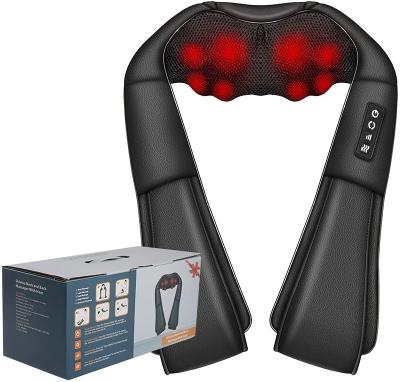 China Shiatsu Massager 16 Heads Shiatsu Back Neck Shoulder Massager Heated Massager for Neck, Back, Shoulder for sale