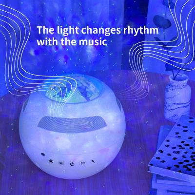 China Modern Starry Projector Light Laser Sky Projector BT Music Speaker Galaxy Star Projector with Remote Control for sale