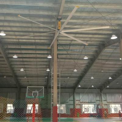 China Hotels 24FT/7.3M hvls ceiling fan large donkey fan fan for poultry farm for sale