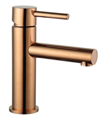 China Modern Basin Faucet Single Tap Gold Single Ceramic Cartridge Faucets Gold Deck Mounted for sale