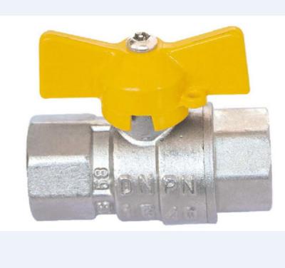 China Modern Butterfly Brass Ball Valve for sale