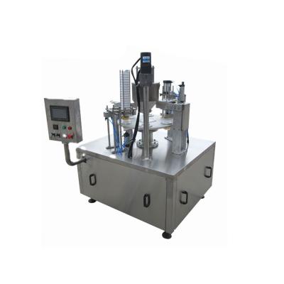 China 1800cups Food Per Hour Yogurt Cup Filler Sealer Machine Water Filling Machine for sale