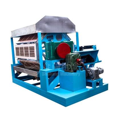 China Semi-automatic Type Egg Tray Production Line Fruit Plant Tray Making Machine for sale