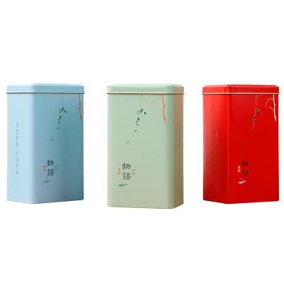 China Recycled Materials Xin Jia Yi Packaging Square Tin Box With Window New Design Metal Wax Candle Tins Box for sale