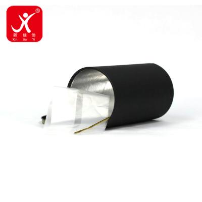 China Food Factory Hot Sale High Quality Black Kraft Paper Tube With Window For Food Customized Logo for sale