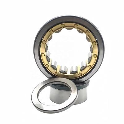 China Grease or Oil Lubricated NUP217ECM Cylindrical Roller Bearing with Single Row Design for sale