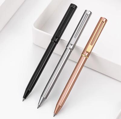 China Metal pen Rotating signature pen high-end touch rotating school pen student stationery business metal pen with logo for sale