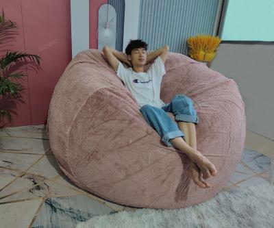 China Dropshipping Adjustable Giant Fluffy Fur Bean Bag Floor Couch Foam Futon Bag Floor Sofa Bean Bag Love Bag Great For Decor for sale