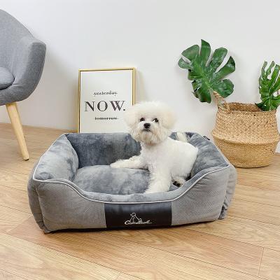 China Travel Dropshipping Removable Washable Warm Memory Foam Pet Nest Mat Dog Sofa Beds FOR Large Dogs for sale