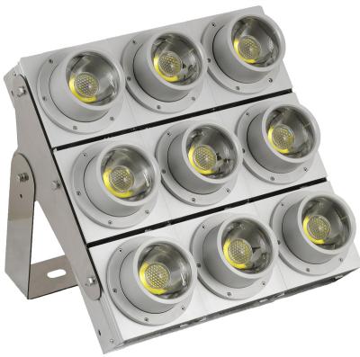 China Outdoor 380v led three phase electricity super lumen 35meter high mast lights 380v 1000w IP67 cob led stadium lights for sale