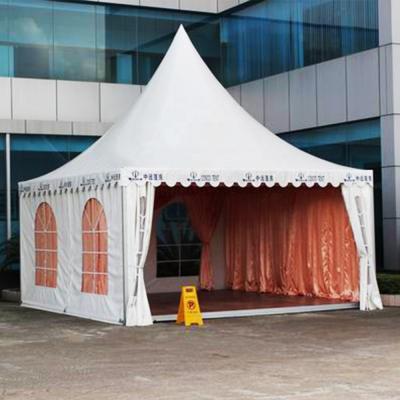 China Aluminum profile plus pvc fabrics new product hot sale shelter tent with pvc fabric for sale