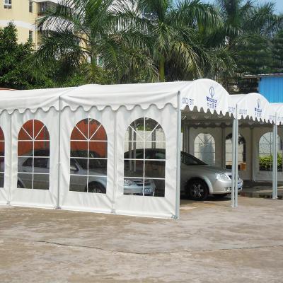 China Outdoor Aluminum Metal UV Resistance PVC Awning Car Parking Shade Covers Garage Parking Tent for sale