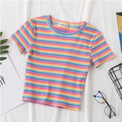 China CHENYAN Anti-Wrinkle T-shirts Wholesale Custom Women's Customizable Simple T-shirts for sale