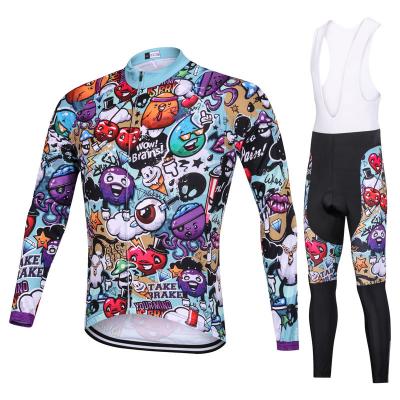 China CHIYUE Breathable Cycling Comfortable Men's Tank Top Long Sleeve Cycling Set for sale