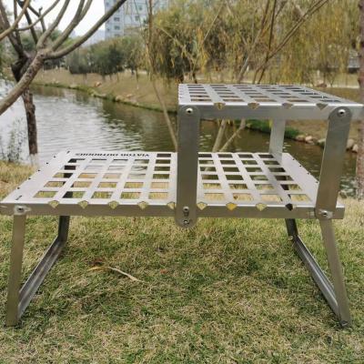 China South Korean BBQ Design TWO TIER Heavy Duty Adjustable Outdoor Camping Grill NEW for sale