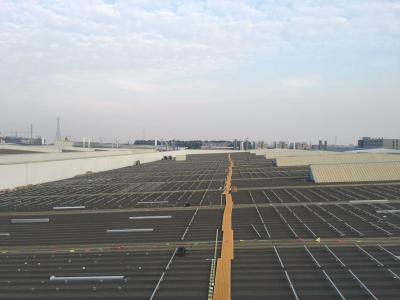 China Acero inoxidable enmarcado soportes de la hoja del hierro de los sistemas del montaje del tejado del panel solar del picovoltio del metal en venta