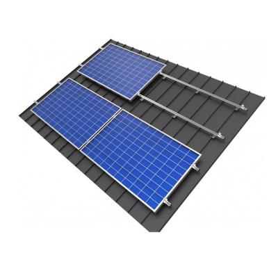 China PV Array Solar Panel Roof Mounting Systems Residential Industrial Photovoltaic Galvanized for sale