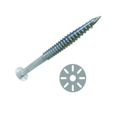 China Q235 Galvanized Steel 76mm Helical Earth Anchor Ground Screw Piles en venta