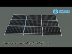 Photovoltaic Solar Panel Roof Mounting Systems Flat Reusable Rustproof