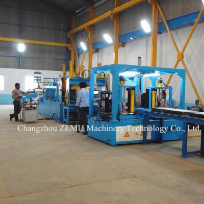 China Steel Plate Producing Machine For Transformer Tank With Corrugated Type Cooling Radiator for sale