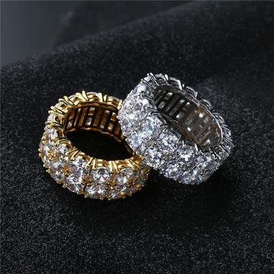 China Wholesale Wedding Jewelry CLASSICS Ring Luxury Round Cut Diamond Jewelry Rings Jewelry Women Engagement for sale