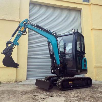 China Hotels GaoHe J.m. Factory Wholesale Price 1.5 Ton 2 Cabin KK20 Ton Mini Excavator CE/EPA China New Mini Excavator for sale