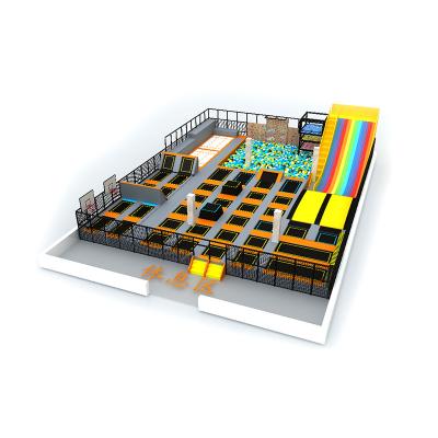 China Eco - Friendly Rectangular Hot Selling Wholesale Trampoline Park for sale