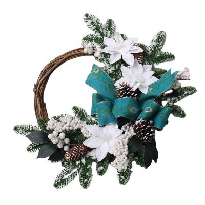 China Simple Diy PVC Christmas Wreath Garlands for sale