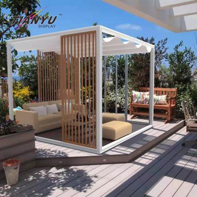 China Easily Assembled Pergola With Waterproof E All'aperto The Original Company Screen Room Builders Near Me Enclosed Stand Metal Outdoor Gazebo for sale