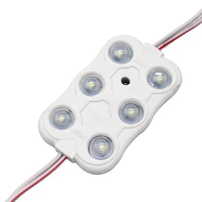 China AlGaInP 2835 LENS AC110V 220V voltage high power waterproof LED module can be directly connected to the power for light boxes sign words for sale