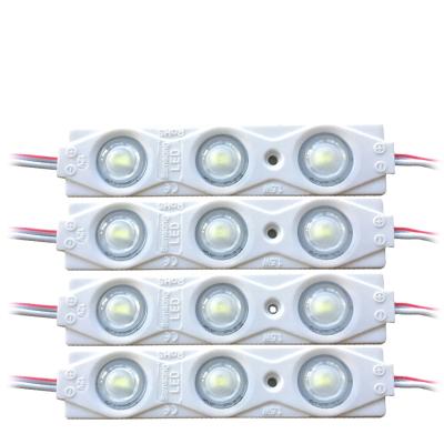 China AlGaInP 2835 8218 SMD CE Rohs small brightness led module 12V super waterproof injection modules for advertising sign for sale