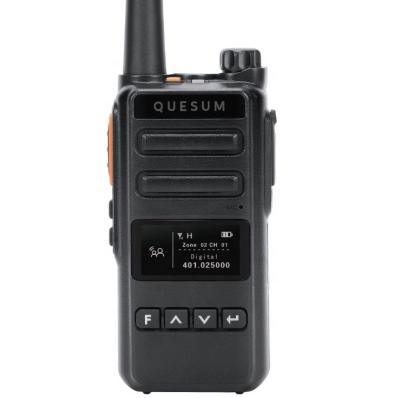 China IP67 Woki Toki 10W Waterproof DMR Digital Radio UHF VHF Dual Band Two Way Walkie Talkie MD-10 for sale