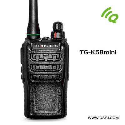 China Cheap Mini PMR Two Way Radio For EU Market - QuanSheng TG-K58MINI TG-K58mini PMR Radio for sale